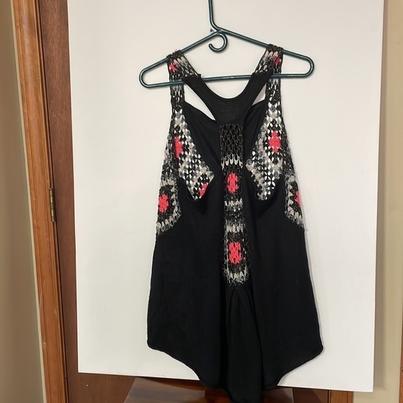Free People Grandmas Love Trapeze Crochet Tank Top - Picture 11 of 14